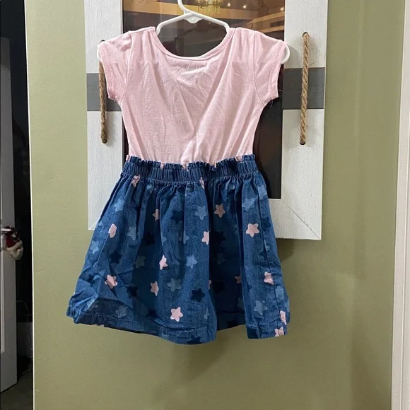 Pink and Blue Bluey and Bingo dress - Picture 2 of 3